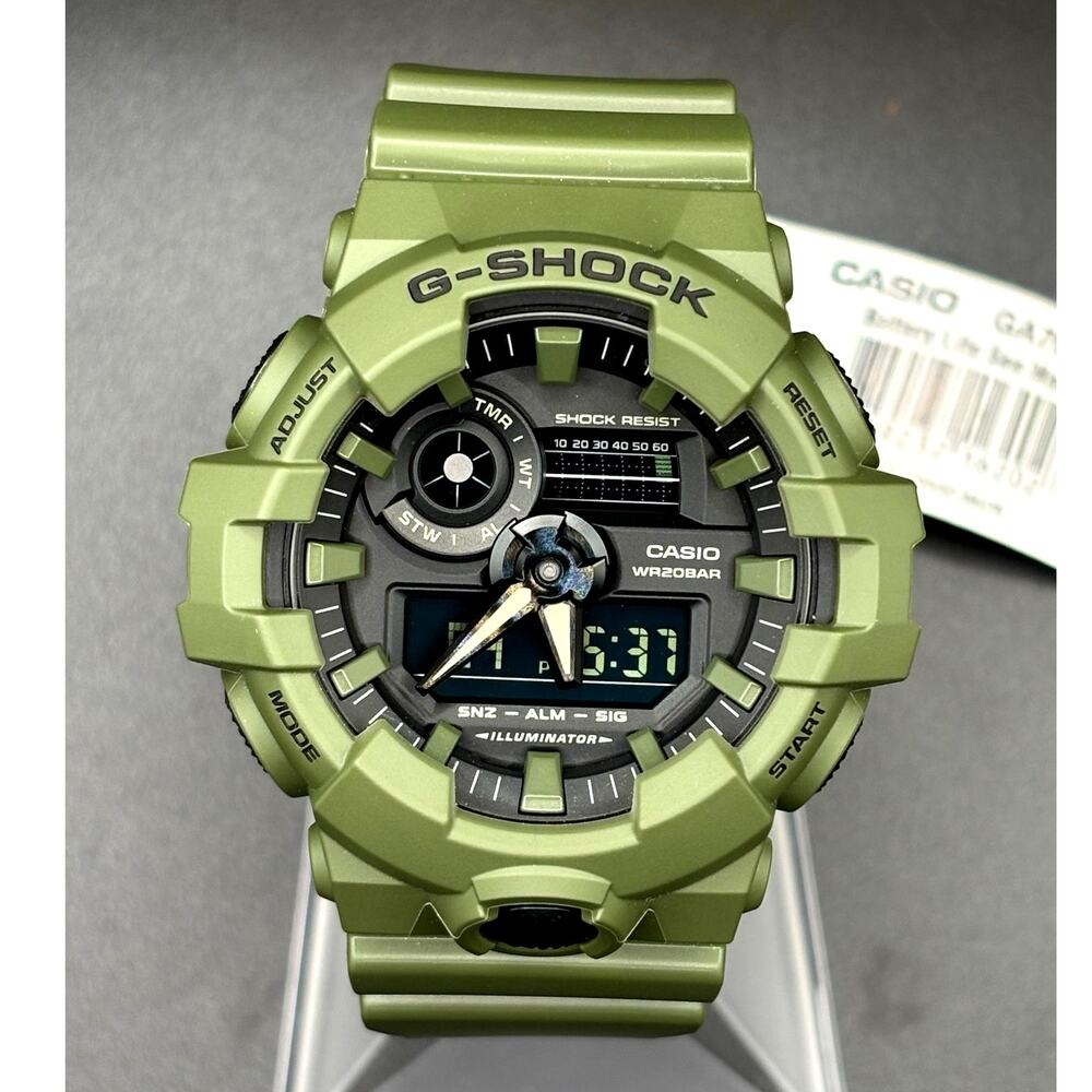 Casio G-Shock GA-700UC-3A Utility Color Olive Green Analog Digital Watch NWT